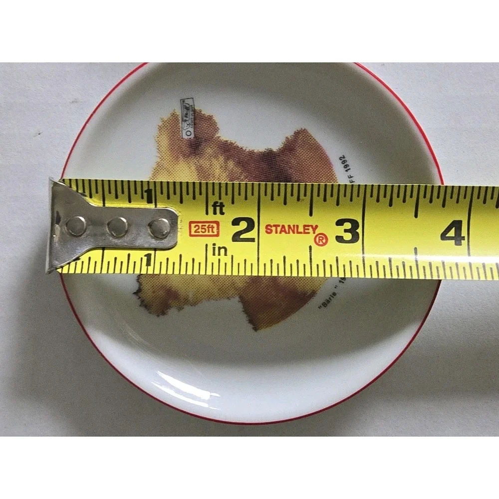 2 Vtg Steiff Bärle 1904 Miniature Porcelain Plates 1992 Reutter Porzellan 4